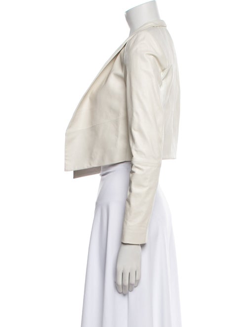 Alice + Olivia Lamb Leather Bolero