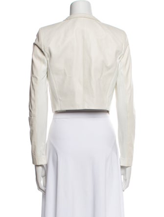 Alice + Olivia Lamb Leather Bolero
