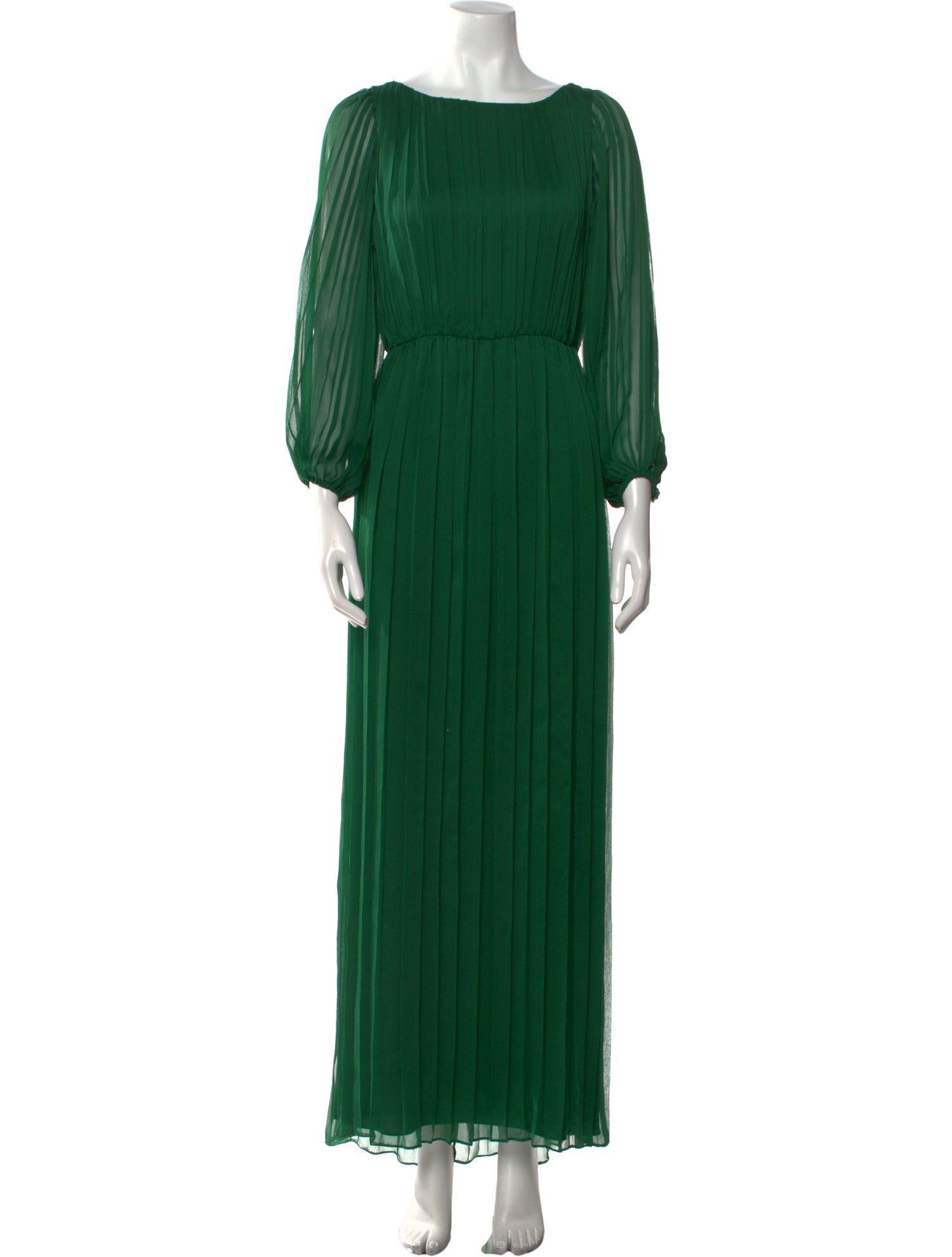 Alice + Olivia Bateau Neckline Long Dress