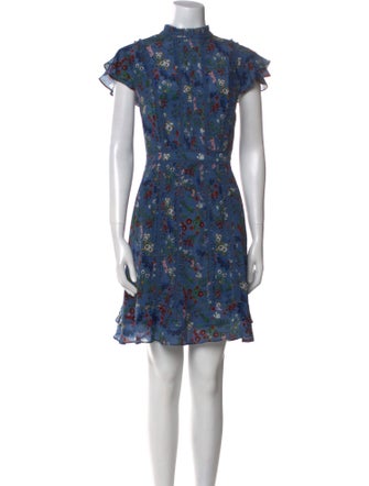 Alice + Olivia Silk Knee-Length Dress