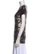Alice + Olivia Printed Scoop Neck T-Shirt