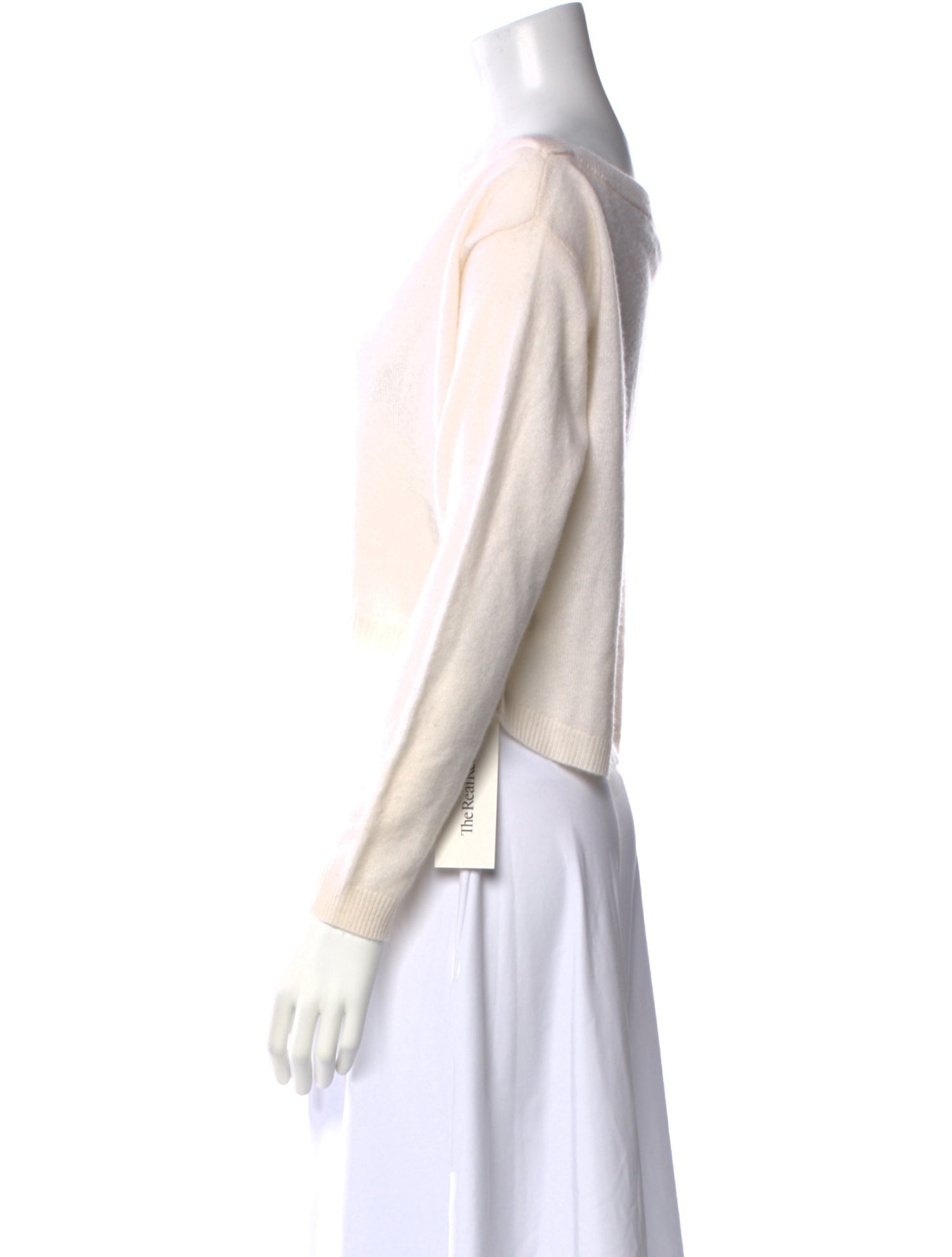 Alice + Olivia Cashmere Bateau Neckline Sweater