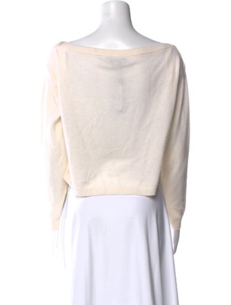 Alice + Olivia Cashmere Bateau Neckline Sweater