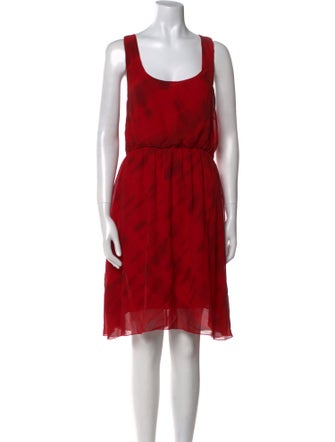 Alice + Olivia Silk Knee-Length Dress