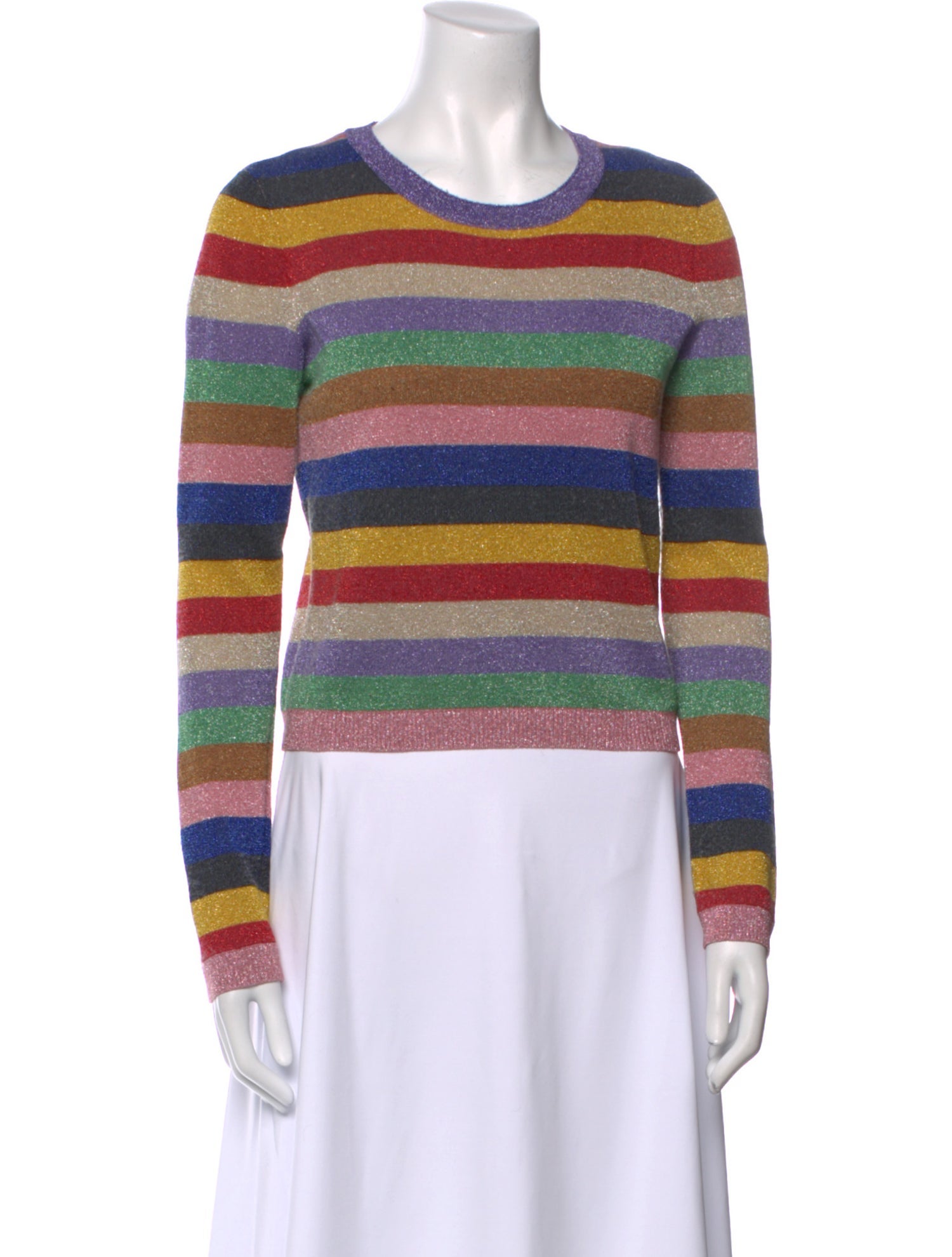 Alice + Olivia Wool Striped Sweater