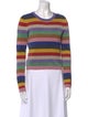 Alice + Olivia Wool Striped Sweater