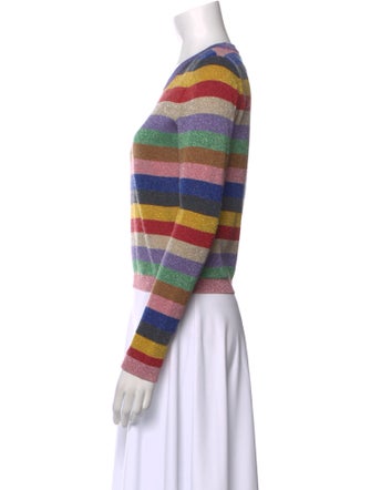 Alice + Olivia Wool Striped Sweater
