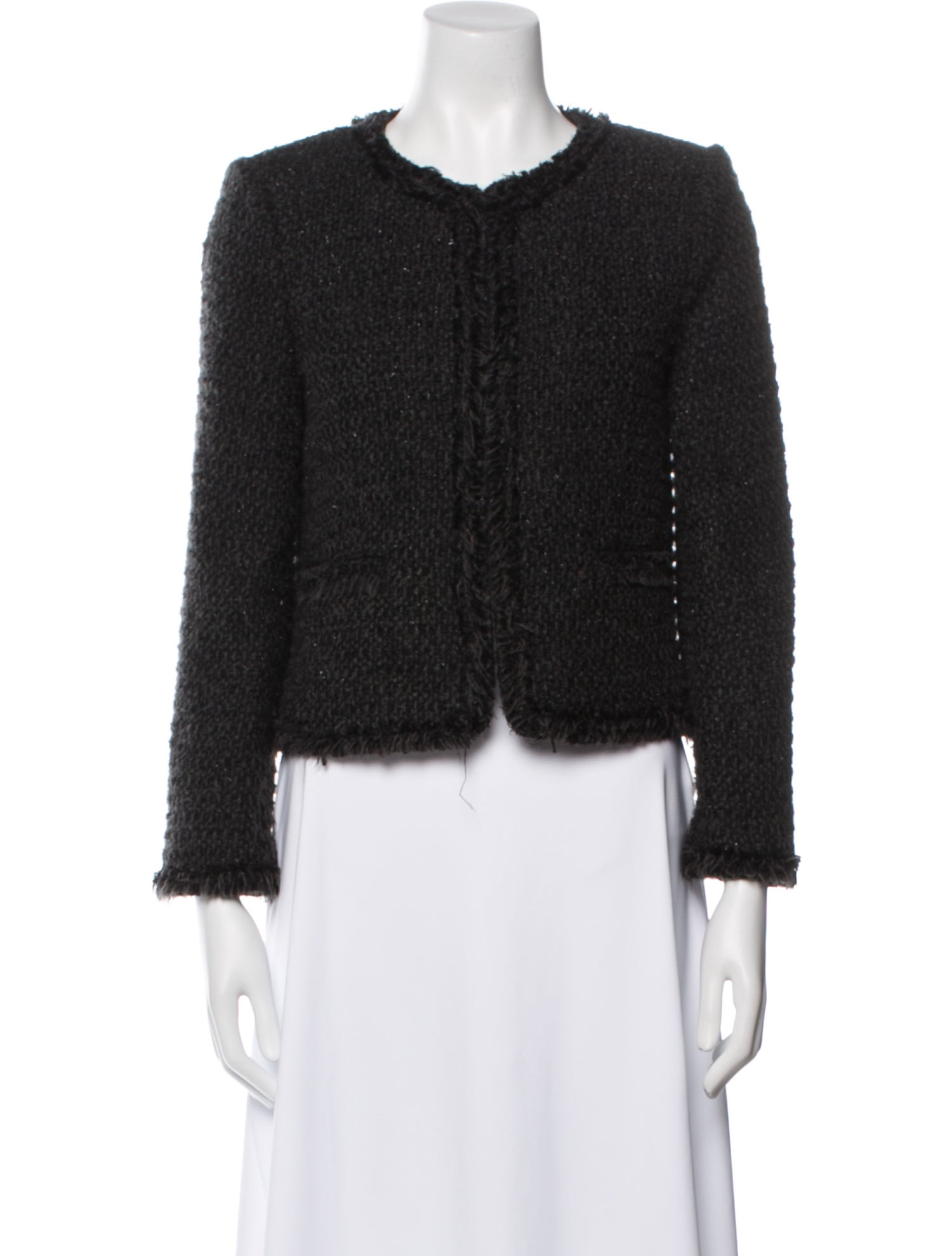 Alice + Olivia Tweed Pattern Evening Jacket