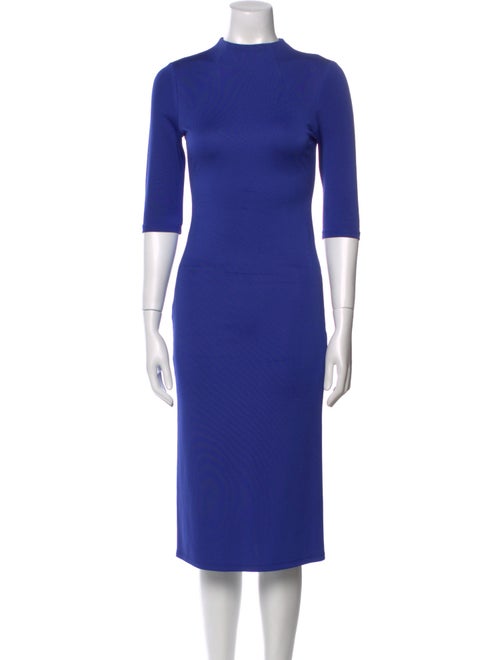 Alice + Olivia Mock Neck Knee-Length Dress