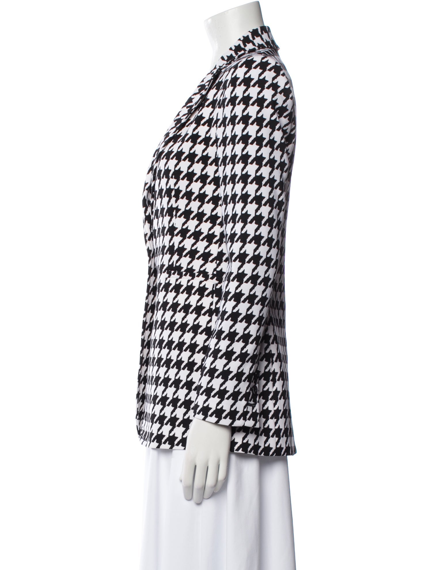 Alice + Olivia Houndstooth Print Blazer