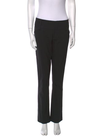 Alice + Olivia Virgin Wool Straight Leg Pants