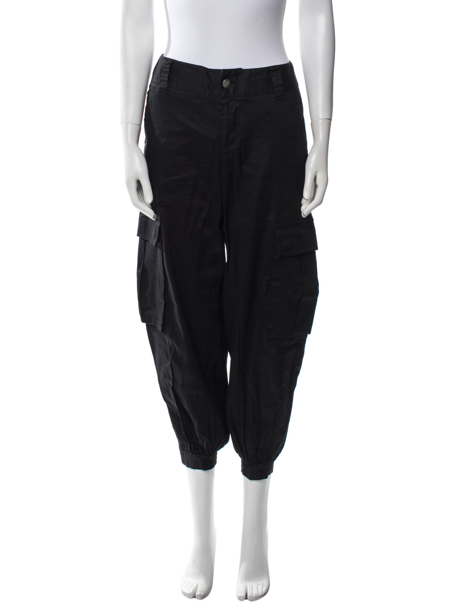 Alice + Olivia Linen Skinny Leg Pants