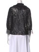 Alice + Olivia Tie Neck Three-Quarter Sleeve Blouse