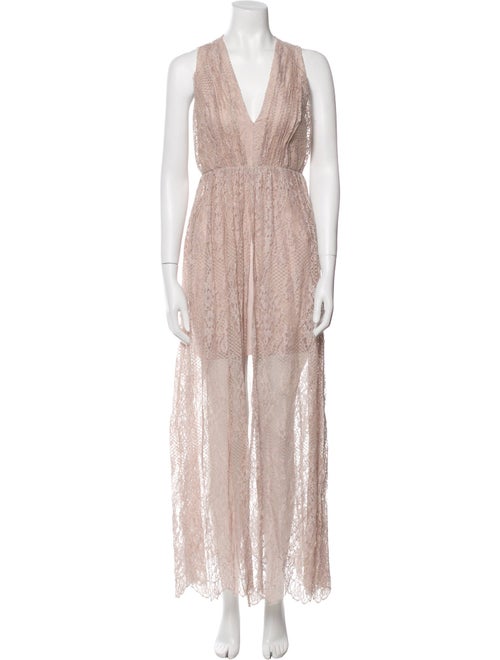 Alice + Olivia V-Neck Long Dress