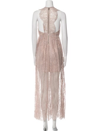 Alice + Olivia V-Neck Long Dress