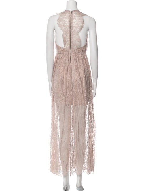 Alice + Olivia V-Neck Long Dress