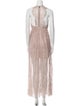 Alice + Olivia V-Neck Long Dress
