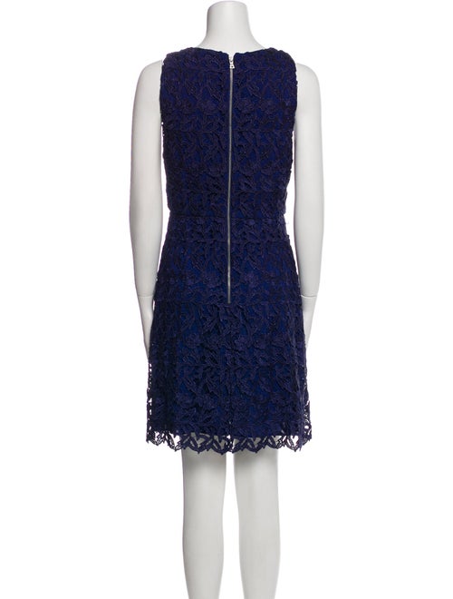 Alice + Olivia Lace Pattern Mini Dress