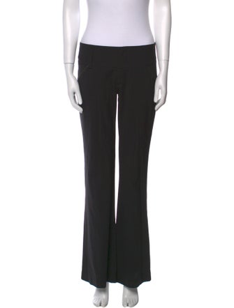 Alice + Olivia Virgin Wool Wide Leg Pants