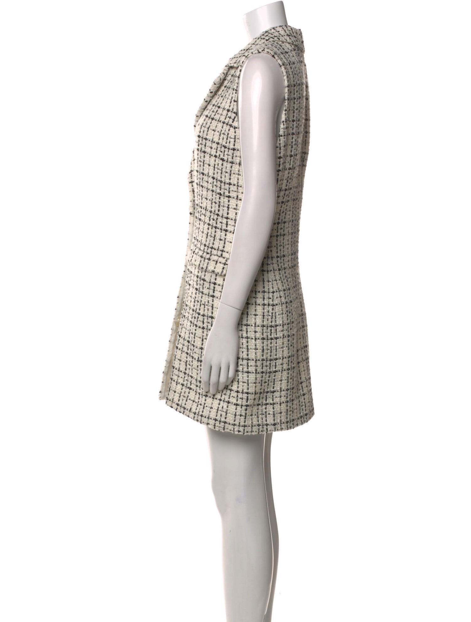 Alice + Olivia Plaid Print Mini Dress