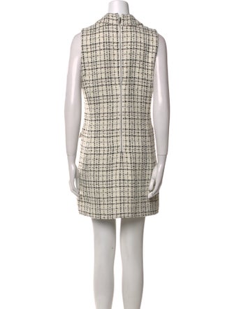 Alice + Olivia Plaid Print Mini Dress