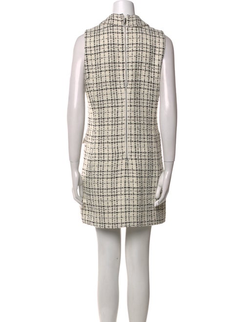Alice + Olivia Plaid Print Mini Dress