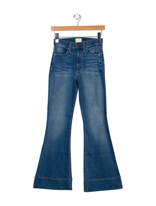 Alice + Olivia Mid-Rise Wide Leg Jeans
