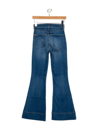 Alice + Olivia Mid-Rise Wide Leg Jeans