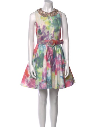Alice + Olivia Printed Mini Dress