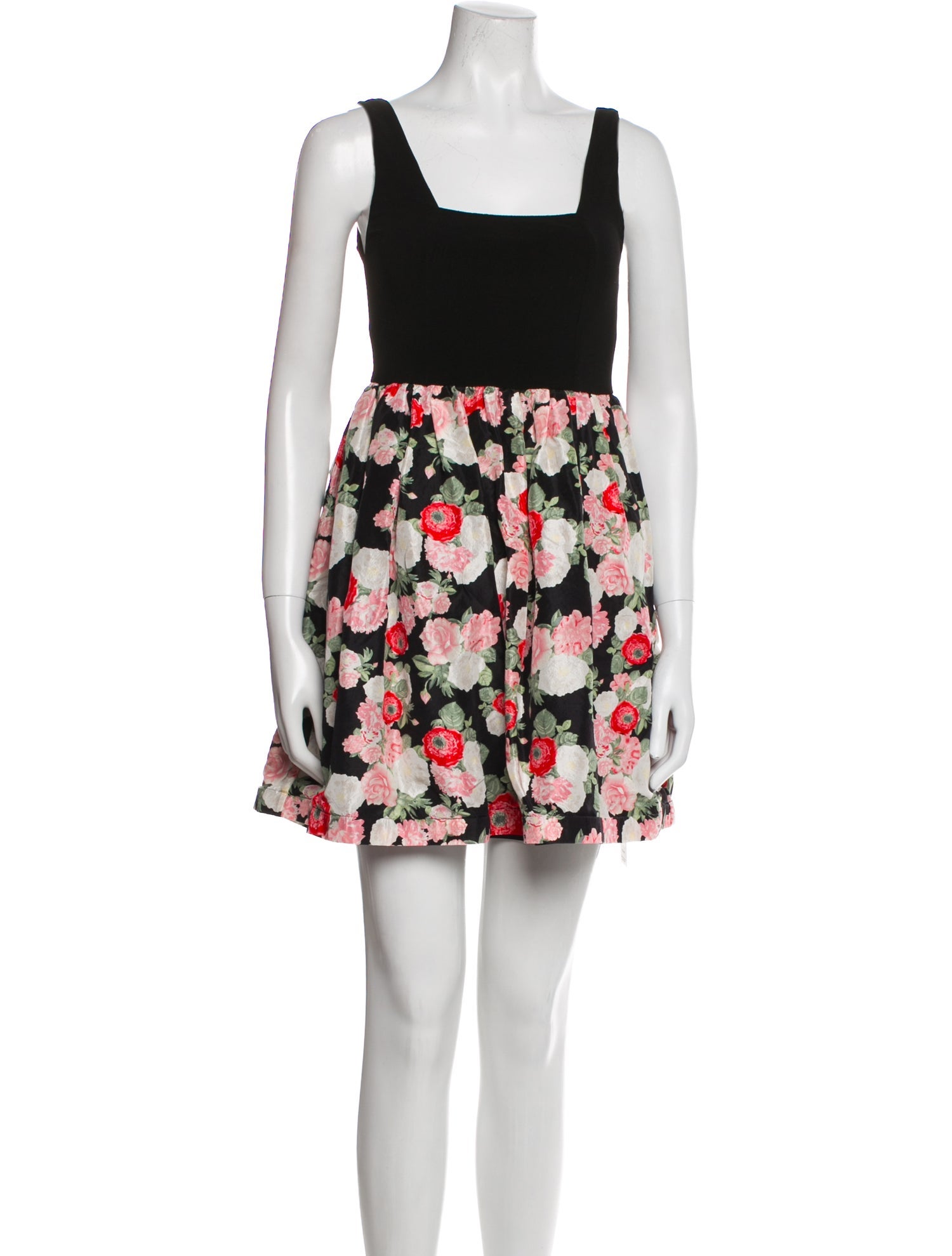Alice + Olivia Floral Print Mini Dress