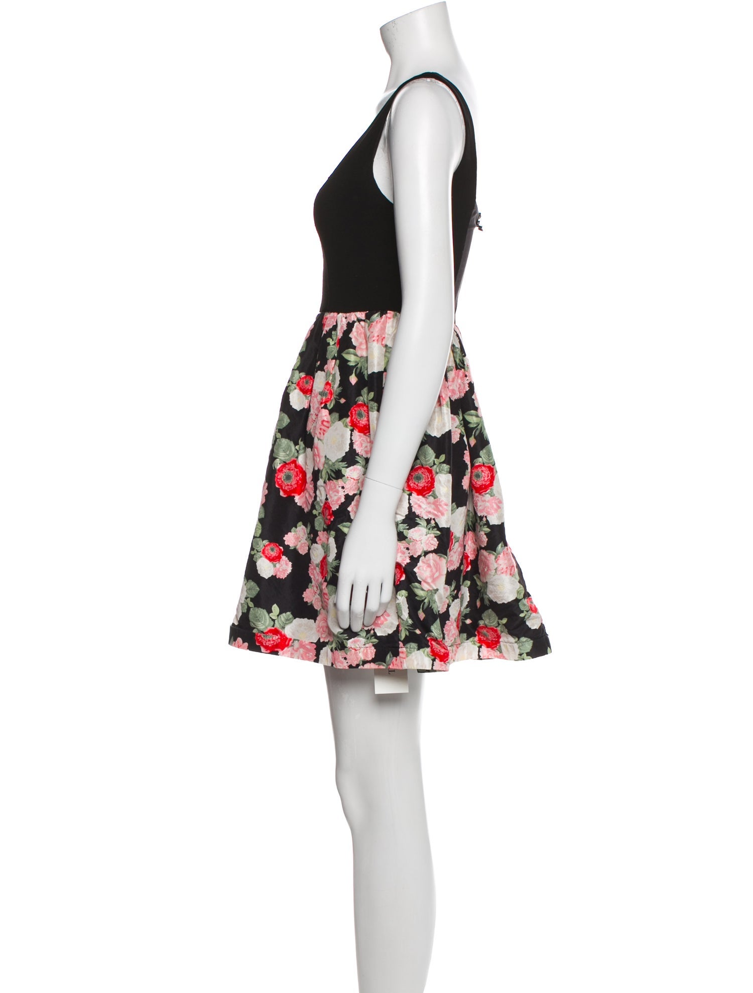 Alice + Olivia Floral Print Mini Dress