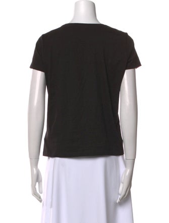 Alice + Olivia Graphic Print Crew Neck T-Shirt