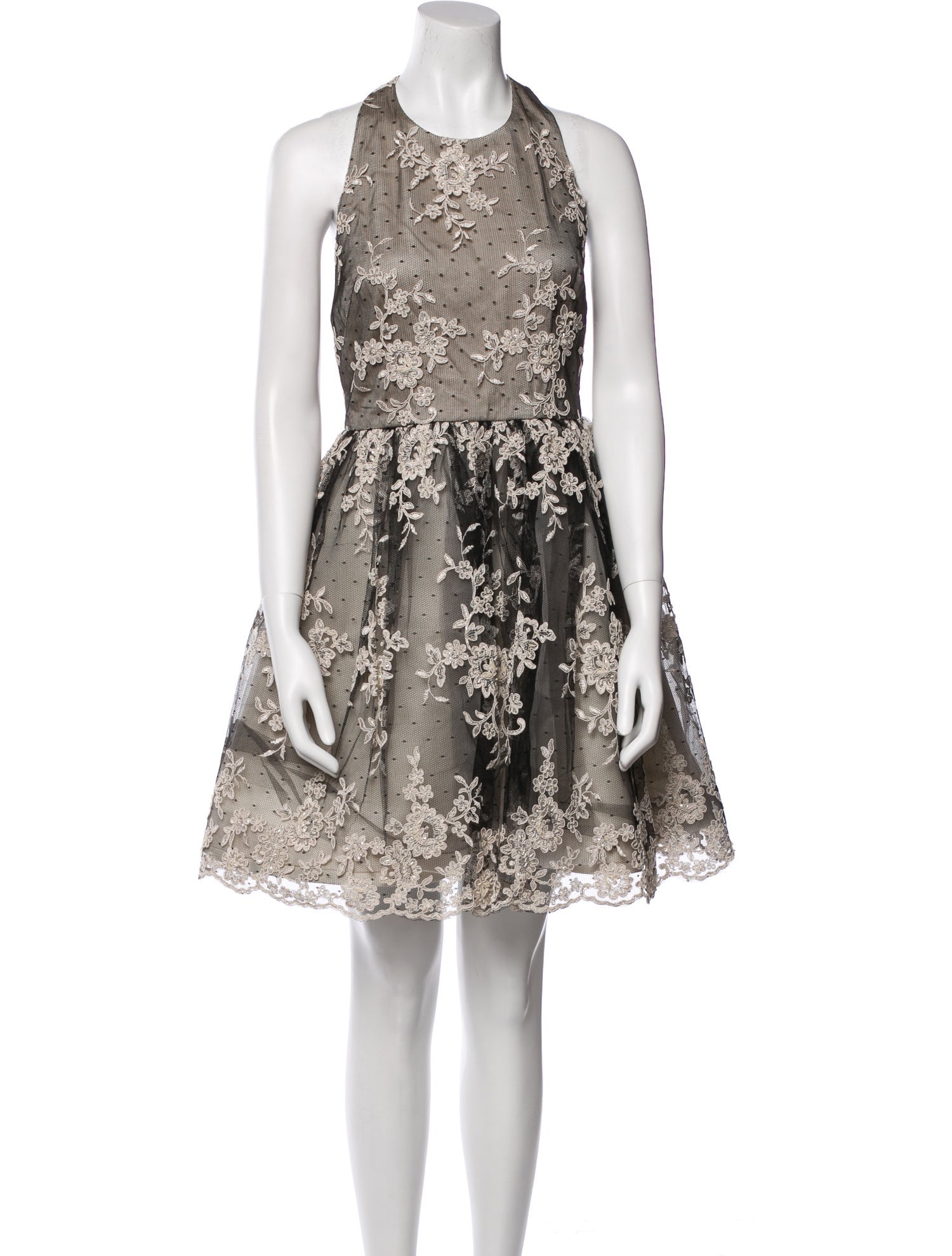 Alice + Olivia Lace Pattern Mini Dress w/ Tags
