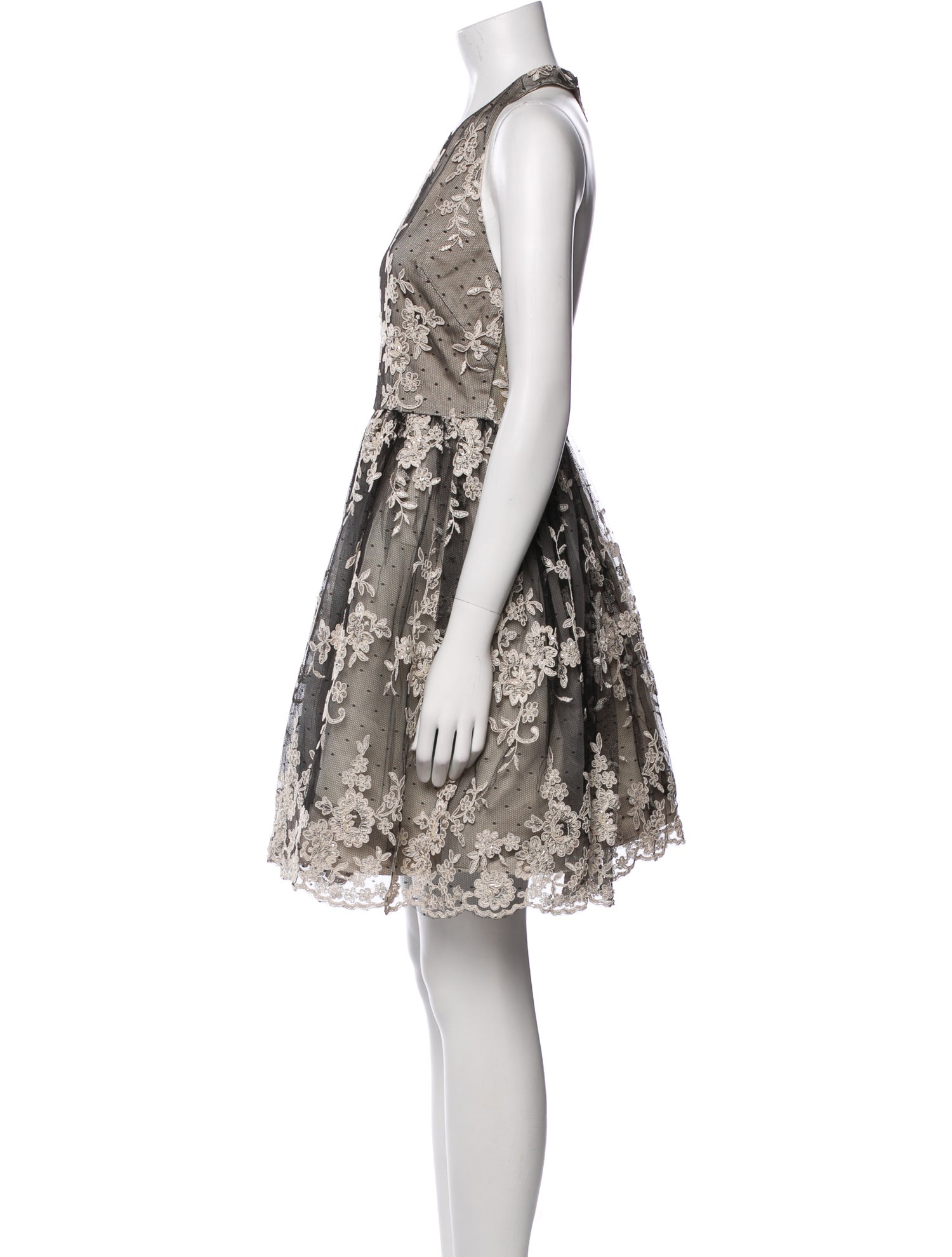 Alice + Olivia Lace Pattern Mini Dress w/ Tags