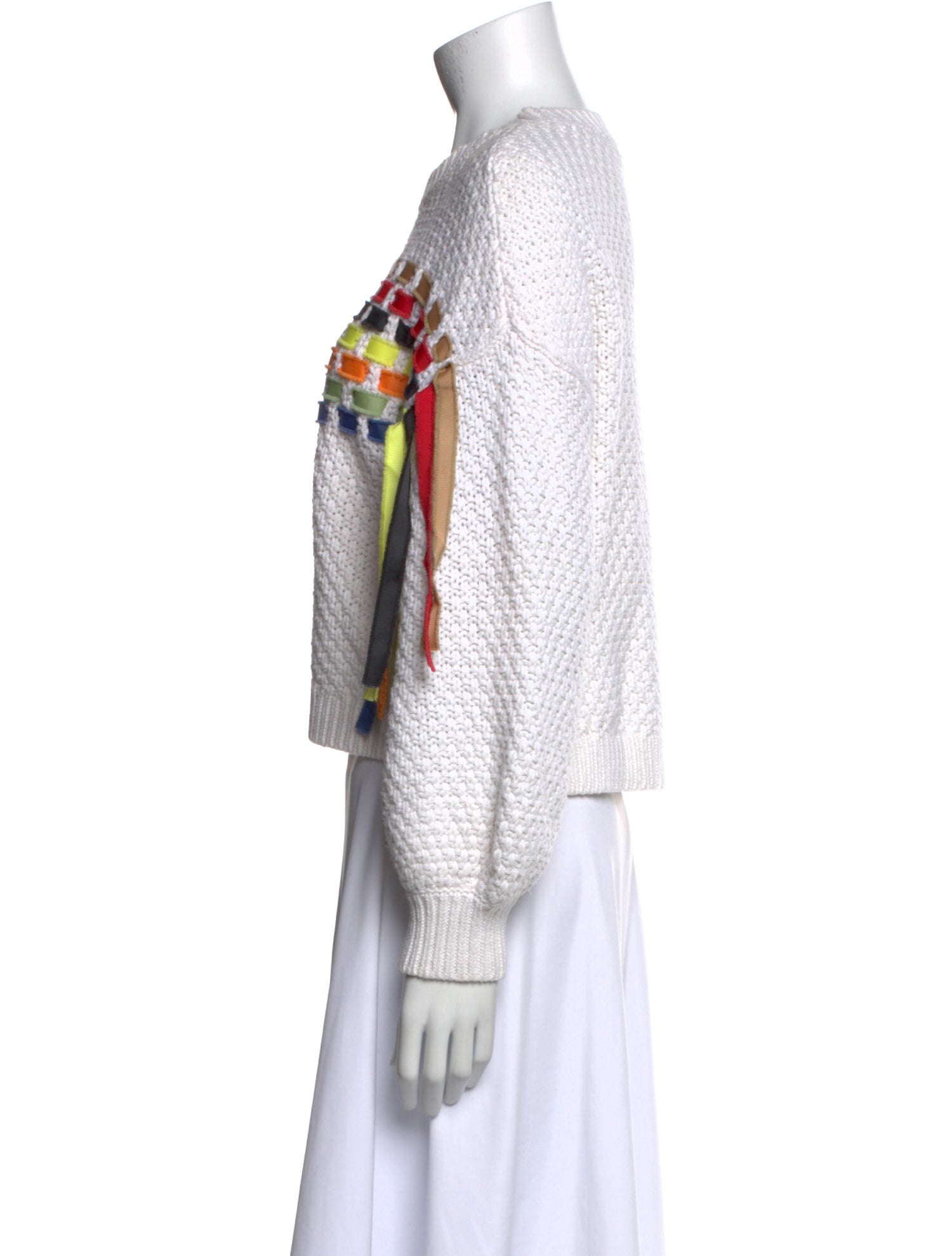 Alice + Olivia Printed Mock Neck Sweater