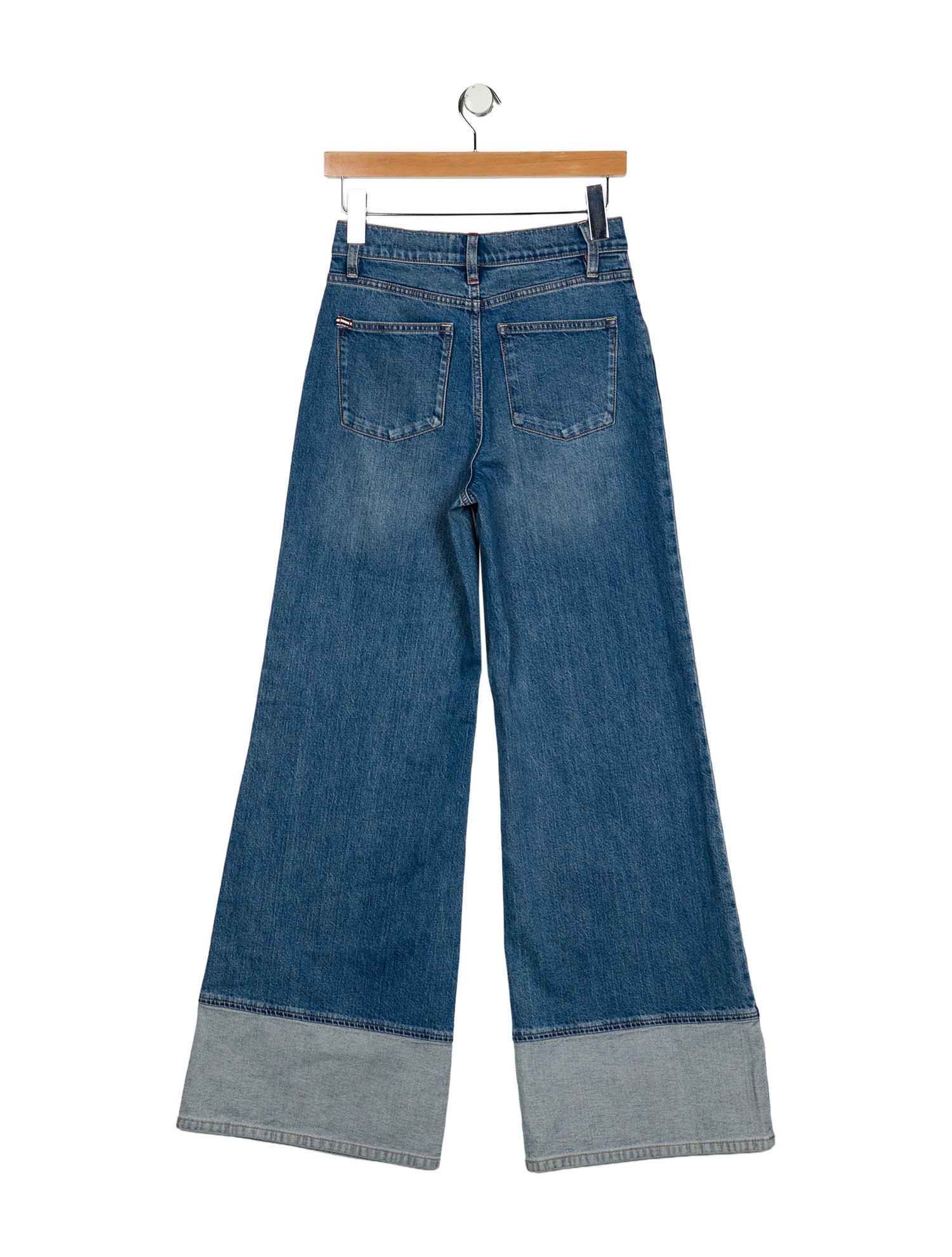 Alice + Olivia Mid-Rise Wide Leg Jeans