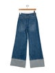 Alice + Olivia Mid-Rise Wide Leg Jeans