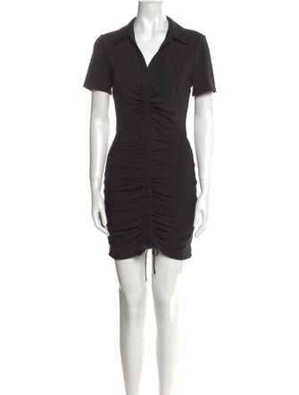 Alice + Olivia V-Neck Mini Dress