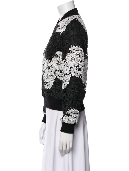 Alice + Olivia Floral Print Bomber Jacket