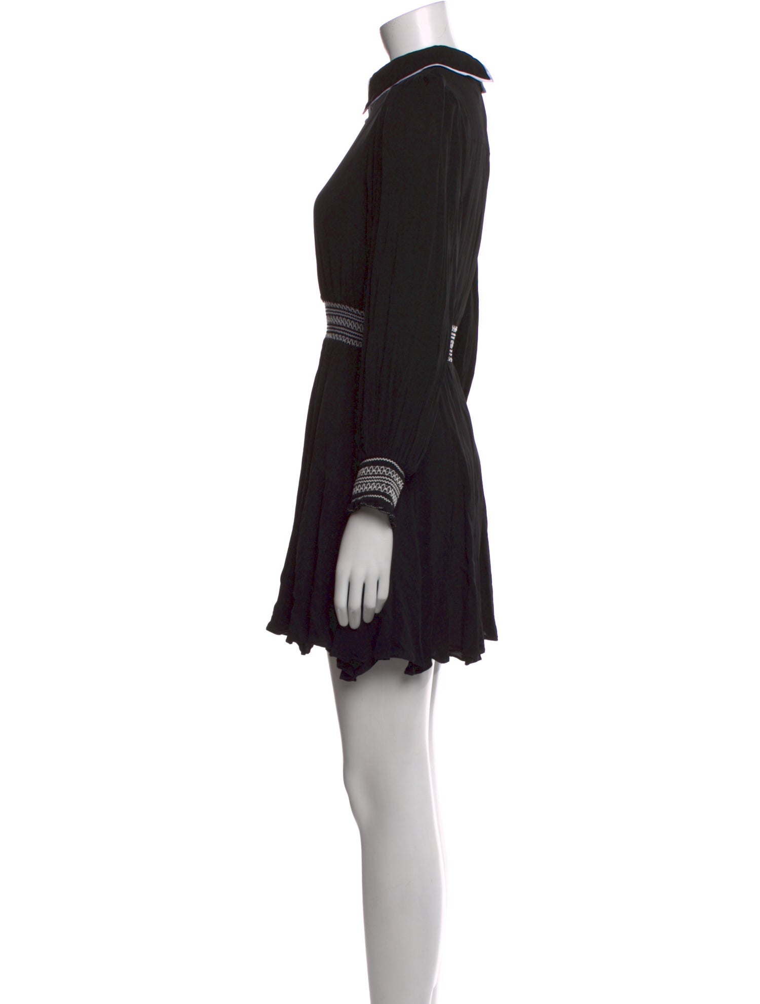 Alice + Olivia Mock Neck Mini Dress