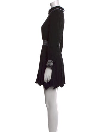 Alice + Olivia Mock Neck Mini Dress