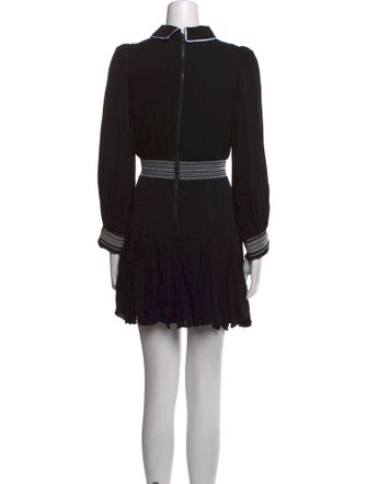 Alice + Olivia Mock Neck Mini Dress