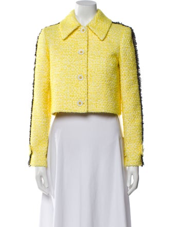 Alice + Olivia Tweed Pattern Jacket