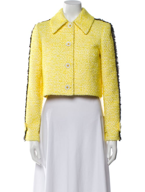Alice + Olivia Tweed Pattern Jacket