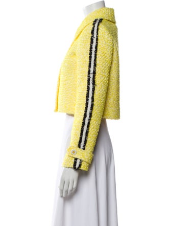 Alice + Olivia Tweed Pattern Jacket