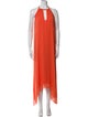 Alice + Olivia Halterneck Long Dress