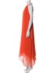 Alice + Olivia Halterneck Long Dress