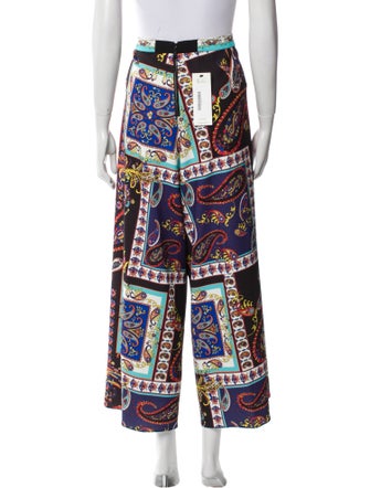 Alice + Olivia Printed Wide Leg Pants