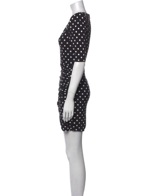Alice + Olivia Polka Dot Print Mini Dress