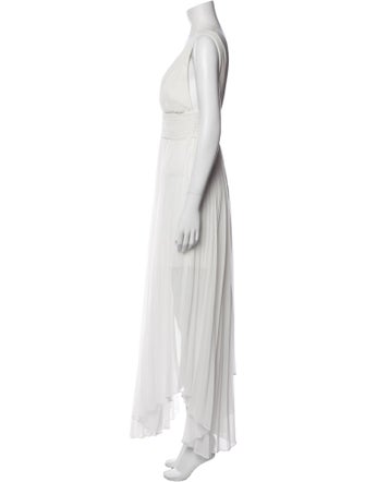 Alice + Olivia V-Neck Long Dress